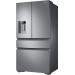 Samsung RF23M8070SR 22.6 cu. ft. 4-Door French Door Refrigerator with Recessed Handle in Stainless Steel, Counter Depth