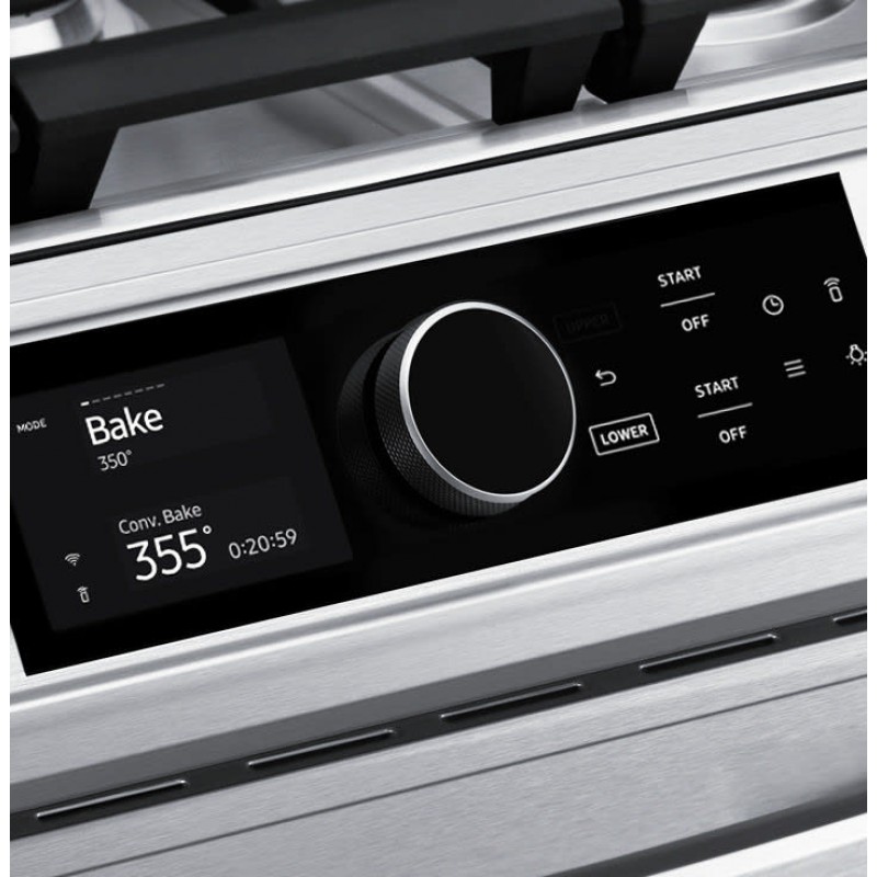 Samsung 30 in. 6 cu. ft. Slide-In Gas Range with Smart Dial and Air Fry in  Fingerprint Resistant Stainless Steel NX60T8711SS - The Home Depot