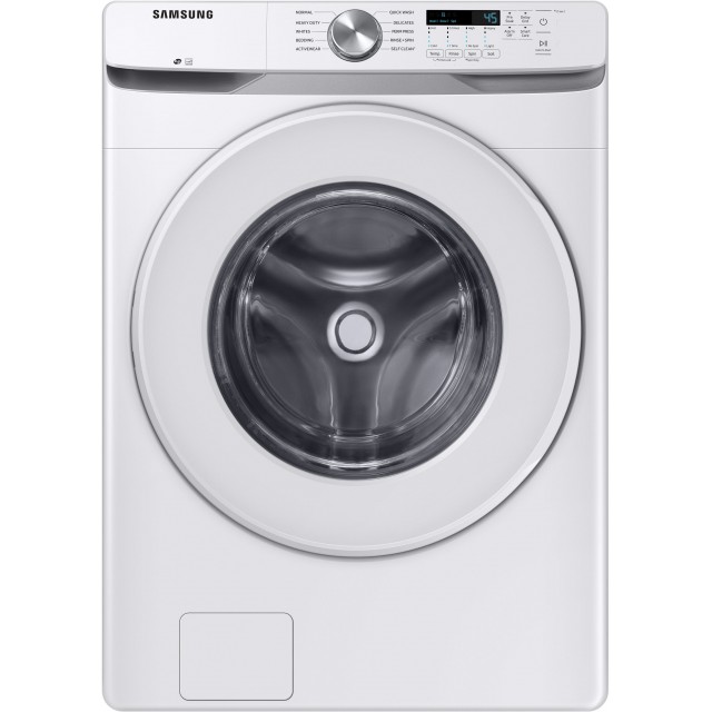 Samsung WF45T6000AW 27 in. 4.5 cu. ft. High-Efficiency, White, Front Load, Stackable, Washing Machine with Self-Clean+, ENERGY STAR