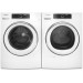 Whirlpool WFW5090JW 24 Inch Compact Front Load Washer and WHD5090GW True Ventless Heat Pump 4.3-cu ft Stackable Ventless Electric Dryer in White