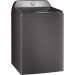 GE PTW605BPRDG Profile 28 Inch Smart Top Load Washer with 4.9 cu. ft. Capacity, Wi-Fi Enabled, 9 Wash Cycles, 800 RPM, Wi-Fi Connection, Deep Fill, Works with IFTTT, FlexDispense, Dynamic Balancing Technology , SmartHQ, in Diamond Gray