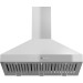 ZLINE KL3I36 36 Inch Island Mount Convertible Hood with 400 CFM, LED Lights, Push Button Control, 430 Stainless Steel, Stainless Steel Baffle Filter in Stainless Steel