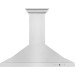 ZLINE KBCRN-36 36 in. Convertible Vent Wall Mount Range Hood in Stainless Steel with Crown Molding