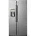 Cafe CZS22MP2NS1 36 Inch Counter Depth, Side by Side Refrigerator with 21.9 Cu. Ft. Total Capacity, Quick Ice Setting, Turbo Cool Setting, Ice Maker, External Ice/Water Dispenser, Advanced Water Filtration System, CSA, and UL Listed, in Stainless Steel