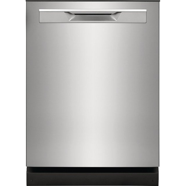 Frigidaire GDPP4517AF 24 Inch Fully Integrated Dishwasher with 14 Place Settings, 8 Cycles, 49 dBA Silence Rating, Dual OrbitClean®, MaxBoost™ Dry, DishSense™, NSF® Certified Sanitize, Quick Wash, Stay-Put Door, LED Floor Light : Stainless Steel