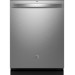 GE GDT670SYVFS - 24" Top Control Smart Built-In Stainless Steel Tub Dishwasher with 3rd Rack and Sanitize Cycle - Stainless Steel