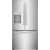 Frigidaire FRFC2323AS 36 Inch Counter Depth French Door Refrigerator with 22.6 cu. ft. Total Capacity, 2 Glass Shelves, 7.1 cu. ft. Freezer Capacity, Crisper Drawer, PurePour Water Filter, PureAir Ultra II Air Filter, Dual Ice Maker in Stainless Steel