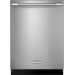 Frigidaire PDSH4816AF Professional  24 Inch Built-In Dishwasher with 8 Wash Cycles, 14 Place Settings, 47 dBA Noise Level, Quick Wash, Soil Sensor, Sanitize Option, CleanBoost, DishSense Technology, OrbitClean Wash System, Smudge Proof, in Stainless Steel