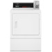 Speed Queen TV6000WN 26 Inch Commercial Top Load Washer with 3.19 cu. ft. Capacity, 710 RPM, Quantum Controls and DV6000WE 27 Inch Commercial Electric Vented Single Pocket Dryer with 7 cu. ft. Capacity, Reversible Side Swing Door, in White