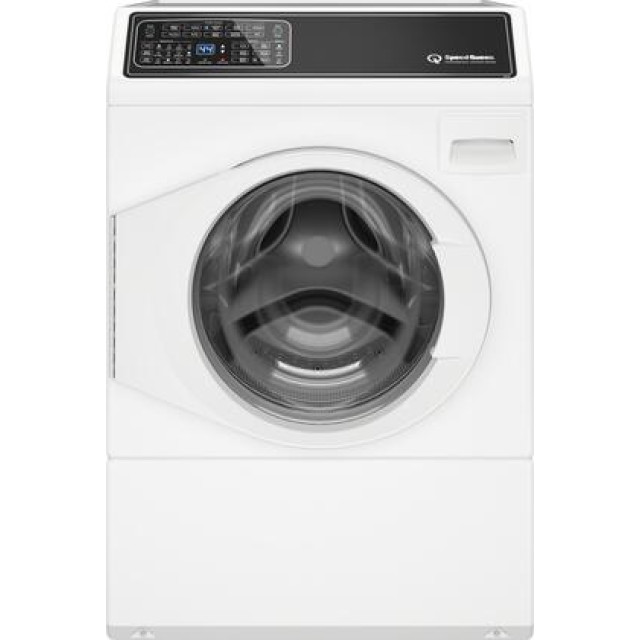 Speed Queen FF7009WN 27 Inch Front Load Washer with 3.5 cu. ft. Capacity, 10 Wash Cycles, 1200 RPM, 5 Year Warranty, Sanitize with Oxi, Pet Plus Flea Cycle, Stain Boost, Dynamic Balancing Technology, Fast Cycles, Tub Clean in White