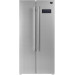 Forno FFRBI180533SB 33 Inch Freestanding Counter Depth Side by Side Refrigerator with 15.62 cu. ft. Capacity, 3 Glass Shelves, Crisper Drawer, Automatic Defrost, Adjustable Glass Shelves, LED Lighting, Child Safety Lock in Stainless Steel