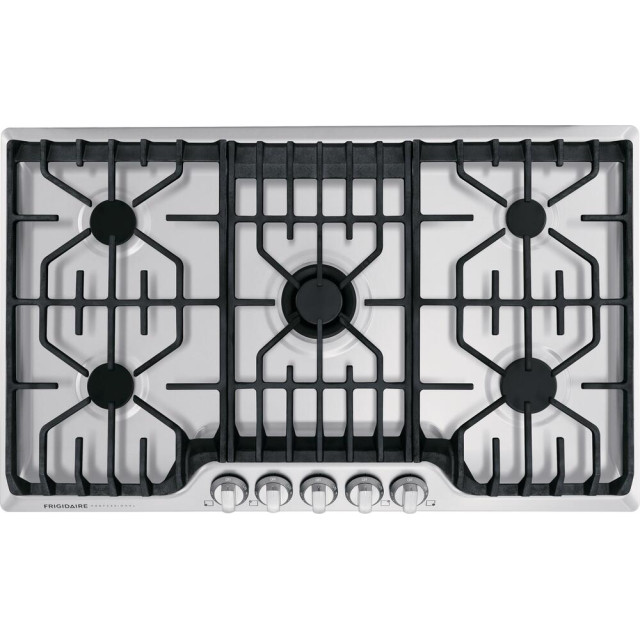 Frigidaire FPGC3677RS Professional 36 Inch Natural Gas Cooktop with