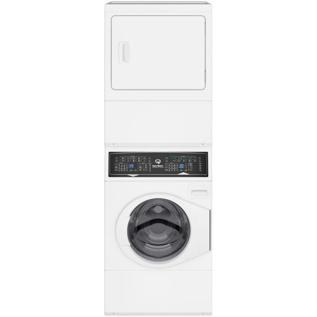 Speed Queen SF7007WE 27 Inch Electric Laundry Center with 3.42 cu. ft. Washer Capacity, 9 Wash Cycles, 7 cu. ft. Dryer Capacity, 4 Dry Cycles, 5 Year Warranty, Stainless Steel Tub, Pet Plus, Tub Clean, Stain Boost in White