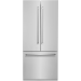 ZLINE RBIV30436 36 Inch Counter Depth Built-In French Door Refrigerator with 19.6 cu. Ft. Capacity, Internal Water Dispenser, Adjustable Shelves, CrispControl Drawer, Digital ChillControl, and ENERGY STAR®, in Stainless Steel