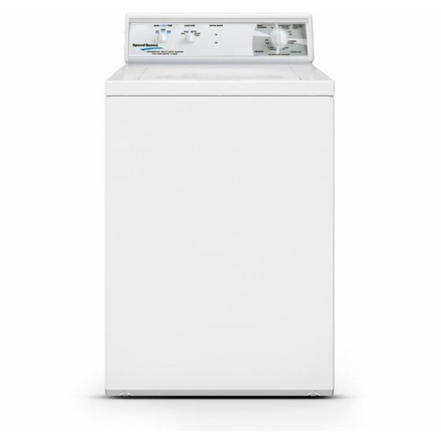 Speed Queen TV2000WN 26 Inch Commercial Top Load Washer with 3.19 cu. ft. Capacity, 710 RPM, Stainless Steel Tub, Automatic Balancing Suspension System in White