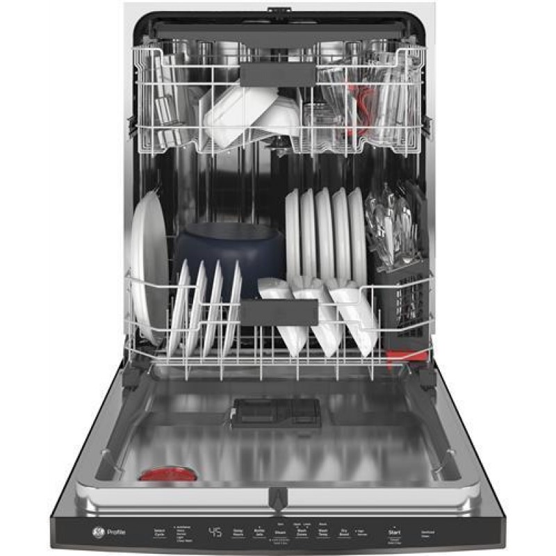 GE PDT715SBNTS Profile 24 Inch Smart BuiltIn Dishwasher with 5 Wash Cycles, WiFi Enabled, 16