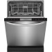 Frigidaire FFID2426TS 24 Inch Built-In Dishwasher with 4 Wash Cycles, 14 Place Settings, Delay Start, BladeSpray System, DishSense Technology, Multiple-Cycle Options, Child Safety Lock, Polymer Interior, Hard Food Disposer in Stainless Steel
