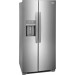 Frigidaire GRSC2352AF 36 Inch Counter Depth Side by Side Refrigerator with 22.2 cu. ft. Capacity, 3 Glass Shelves, External Water Dispenser, Crisper Drawer, Ice Maker, Automatic Defrost, Door Ajar Alarm, Smudge-Proof Stainless Steel, in Stainless Steel