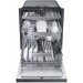 Samsung DW80R9950UG 24 Inch Smart Built-In Dishwasher with 7 Wash Cycles, 15 Place Settings, Zone Booster, Express60, AutoRelease Door, Stainless Steel Tub, Quiet Operation, Fingerprint Resistant Finish, Child Lock in Black Stainless Steel