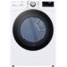 LG DLGX4001W 27 Inch Smart Gas Dryer with 7.4 cu. ft. Capacity, Wi-Fi Enabled, 12 Dry Cycles, 5 Temperature Settings, Steam Cycle, TurboSteam, Sensor Dry, FlowSense, SmartDiagnosis, Drum Lighting, Child Lock, in White
