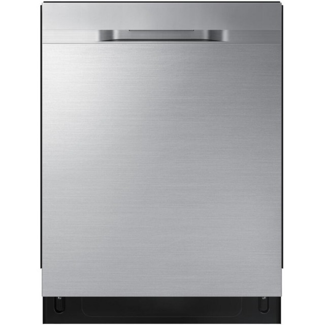 Samsung DW80R5060US 24 Inch Built-In Dishwasher with 6 Wash Cycles, 15 Place Settings, Hard Food Disposer, StormWash, Standard 3rd Rack, Express60, Adjustable Rack Height, Fingerprint Resistant Finish, AutoRelease Door in Stainless Steel