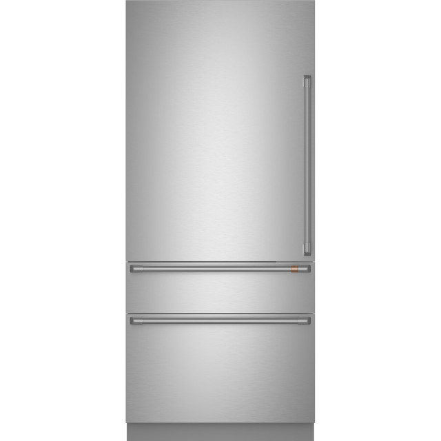Cafe CIC36LP2VS1 36 Inch 21.3 Cu. Ft. Bottom Freezer Refrigerator with Left Hinge in Stainless Steel