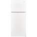 Frigidaire FFHT1822UW 28 Inch Top Freezer Refrigerator with 17.6 cu. ft. Total Capacity, 2 Glass Shelves, 4.3 cu. ft. Freezer Capacity, Right Hinge with Reversible Doors, Automatic Defrost, Door Ajar Alarm, Humidity Controlled Crisper Drawer, in White
