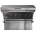 Forno FRHWM502948 48 Inch Wall Mount Ducted Hood with 1200 CFM, LED Lights, Stainless Steel Baffle Filter, LED Lighting, cETLus Certification, Red Light Warmer in Stainless Steel