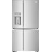 Frigidaire GRQC2255BF Gallery Series 36 Inch, 21.5 cu. ft. Freestanding Counter-Depth 4-Door French Door Refrigerator with Glass Shelves, External Water Dispenser, Crisper Drawer, Automatic Defrost, in Stainless Steel