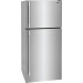 Frigidaire  FPHT2097VF Professional 30 Inch Top Freezer Refrigerator with 20 cu. ft. Total Capacity, 3 Glass Shelves, 5.4 cu. ft. Freezer Capacity, Right Hinge Crisper Drawer, CrispSeal Crispers with Auto Humidity in Smudge Proof Stainless Steel