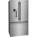 Frigidaire PRFC2383AF Professional 36 Inch Counter Depth French Door Refrigerator with 23 cu. ft. Total Capacity, Glass Shelves, 7.1 cu. ft. Freezer Capacity, Automatic Defrost, Ice Maker, EvenTemp Cooling System, LED Lighting in Stainless Steel
