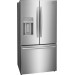 Frigidaire GRFC2353AF Gallery Series 36 Inch Counter Depth French Door Refrigerator with 22.6 cu. ft. Total Capacity, 4 Glass Shelves, 7.1 cu. ft. Freezer Capacity, External Water Dispenser, Ice Maker, Smudge-Proof Stainless Steel, in Stainless Steel