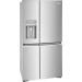 Frigidaire GRQC2255BF Gallery Series 36 Inch, 21.5 cu. ft. Freestanding Counter-Depth 4-Door French Door Refrigerator with Glass Shelves, External Water Dispenser, Crisper Drawer, Automatic Defrost, in Stainless Steel