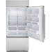 Cafe CDB36RP2PS1 36 Inch Built-In Smart Bottom Freezer Refrigerator with 21.3 Cu. Ft. Capacity, Adjustable Glass Shelves, Full Extension Snack Drawers, Electronic Digital Temperature Display, and Sabbath Mode: Right Hinge