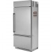 Cafe CDB36RP2PS1 36 Inch Built-In Smart Bottom Freezer Refrigerator with 21.3 Cu. Ft. Capacity, Adjustable Glass Shelves, Full Extension Snack Drawers, Electronic Digital Temperature Display, and Sabbath Mode: Right Hinge