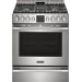 Frigidaire PCFG3078AF Professional Series 30 Inch Gas Range with 5 Sealed Burners, 5.6 Cu. Ft. Oven Capacity, Storage Drawer, Continuous Grates, Air Fry, True Convection, Quick Preheat, Self Clean, Griddle, Quick Boil Burner, in Stainless Steel