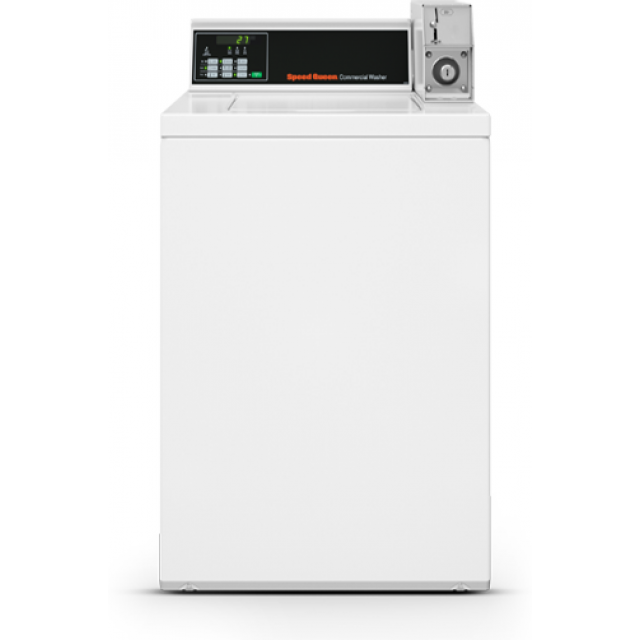 Speed Queen TV6000WN 26 Inch Commercial Top Load Washer with 3.19 cu. ft. Capacity, 710 RPM, Quantum Controls, UL Certification, Quantum Gold Pro Control in White