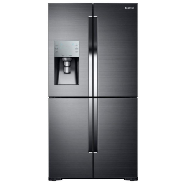 Samsung RF28K9070SG 36 Inch 4-Door French Door Refrigerator with 28.1 cu. ft. Total Capacity, Triple Cooling System, Ice Master Ice Maker, External Water/Ice Dispenser  in Black Stainless Steel