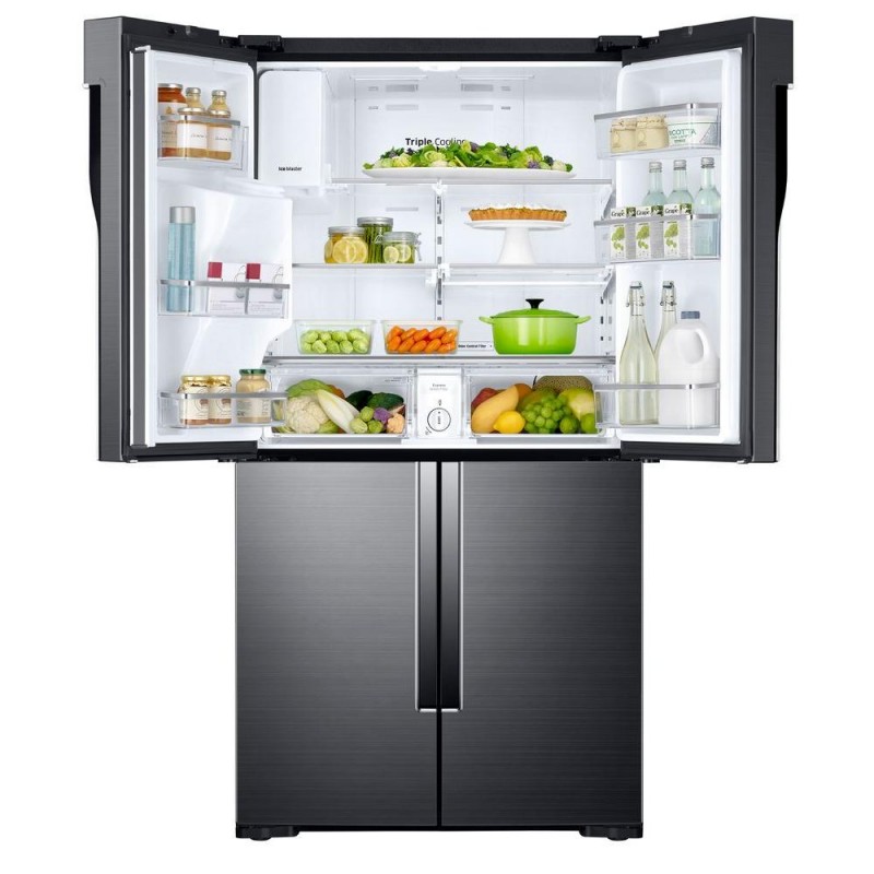 Samsung RF28K9070SG 36 Inch 4-Door French Door Refrigerator with 28.1 ...