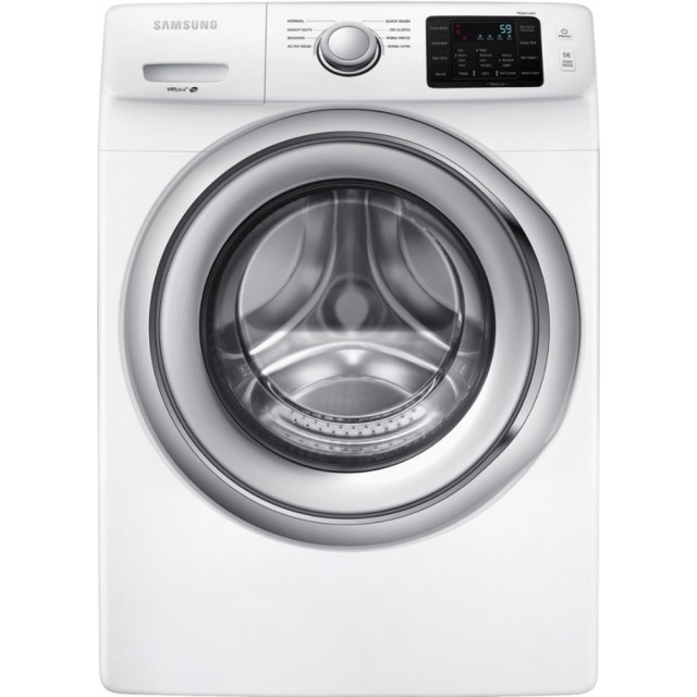 Samsung WF45N5300AW 27 Inch Front Load Washer with VRT Plus™ Technology,