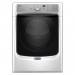 Maytag MHW3505FW 4.3 cu. ft.  Front Load Washer and  MED5500FW0 7.4 cu. ft. Electric Dryer in White 