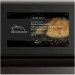 GE Profile PTS7000BNTS - 30" Smart Built-In Single Electric Convection Wall Oven with Air Fry & Precision Cooking - Black Stainless Steel