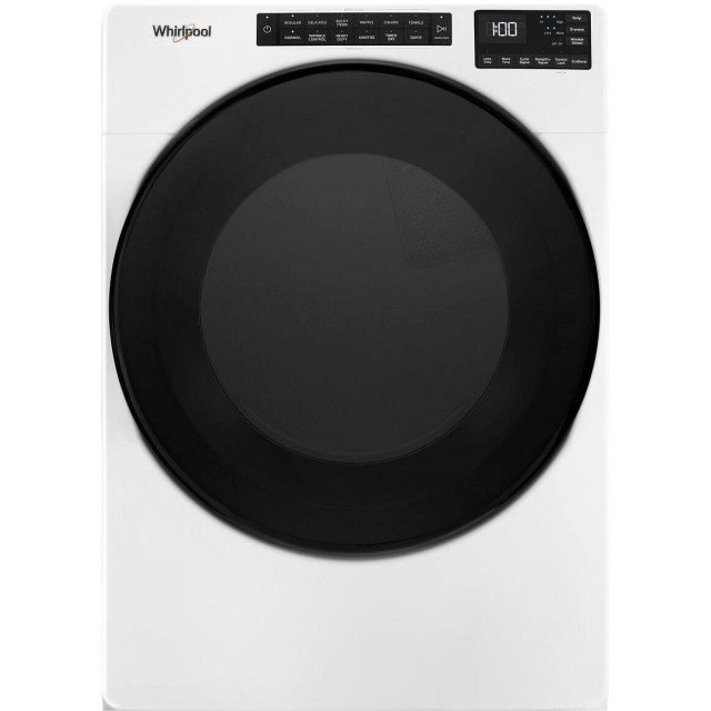 Whirlpool - WFW5605MW 4.5 Cu. Ft. High-Efficiency Stackable Front Load Washer with Steam and Tumble Fresh - White