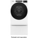 Whirlpool - WFW5605MW 4.5 Cu. Ft. High-Efficiency Stackable Front Load Washer with Steam and Tumble Fresh - White