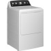 GE - GTD48EASWWB - 7.2 Cu. Ft. Electric Dryer with Long Venting up to 120 Ft. - White with Matte Black