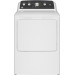 GE - GTD48EASWWB - 7.2 Cu. Ft. Electric Dryer with Long Venting up to 120 Ft. - White with Matte Black