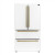 Forno Espresso  FFRBI1820-36WHT 36" 19.2 cu. ft. Refrigerator in White with Antique Brass Handles