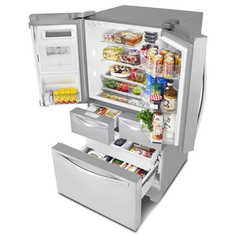Whirlpool WRV986FDEM01 25.8 cu. ft. Double Drawer French Door Refrigerator in Monochromatic
