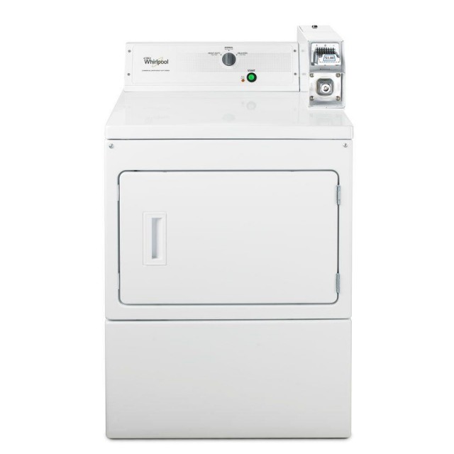 Whirlpool CEM2743BQ Heavy-Duty Series 7.4 cu. ft. Commercial Electric Dryer in White
