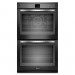 Whirlpool Gold WOD93EC0AE 30 in. Double Electric Wall Oven Self-Cleaning with Convection in Black Ice